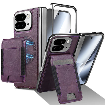 Leather Wallet Case with Stand & Card Holder