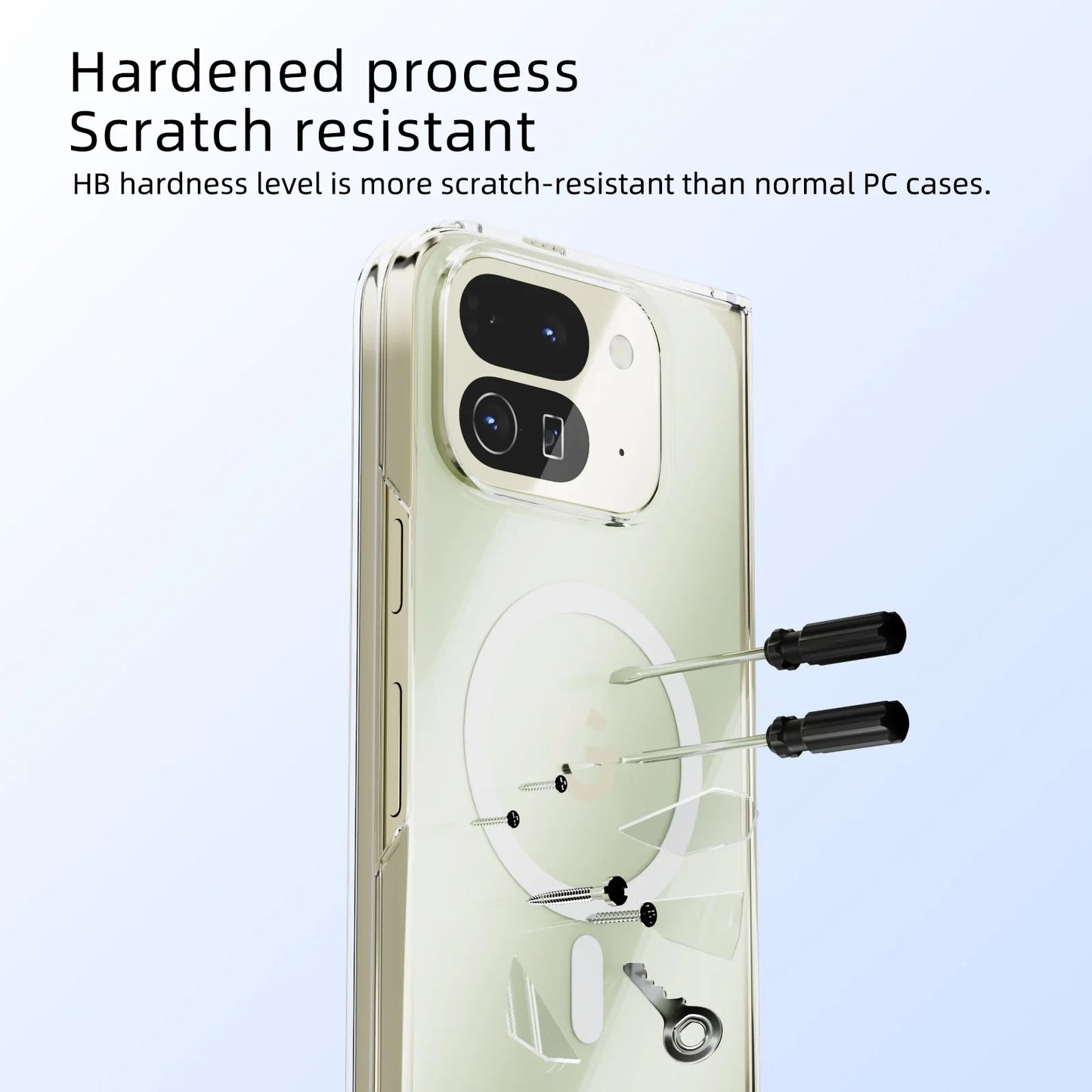 Clear Magnetic Case For Pixel 10 Pro Fold
